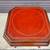 Vintage English Regency Table with Red Leather Top. 8 thumbnail