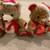 CHRISTMAS HOLIDAY INDOOR DECORATION LOT ~ Musical Plush, Card Holder 2 thumbnail
