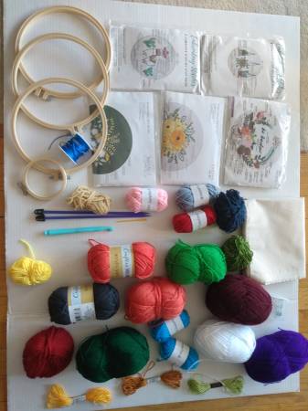 Yarn, Embroidery Supplies 1