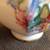 Fine Bone China Royal Tara Mini Vase Bird and Fruit Basket Almost 6” h 4 thumbnail