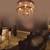 DINGGU 4 Lights Flush Mounted Modern Drum Ceiling Light Chandelier 3 thumbnail