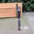 Solid Finished Hardwood and Formed Black Steel Indoor/Outdoor Bench 10 thumbnail