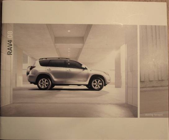 2008 Toyota RAV4 original sales brochure, mint 1