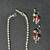 lot of BEAUTIFUL VINTAGE CLEAR RHINESTONE NECKLACES EARRINGS 3 thumbnail