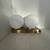 CB2 TABLE LAMPS MID-CENTURY GOLD AND WHITE 1 thumbnail