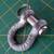 Galvanized 3/8" shackle w/ stainless steel clevis pin 2 thumbnail