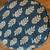 Stylish blue tote bag with white leaf pattern and handles. In great co 2 thumbnail