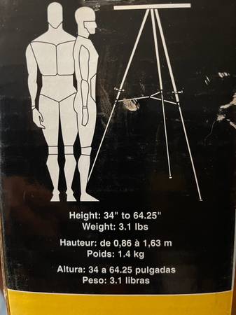 Boone #54-356102 easel with flip chart holder 1