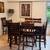 Bar height dining table with chairs and glass top 3 thumbnail