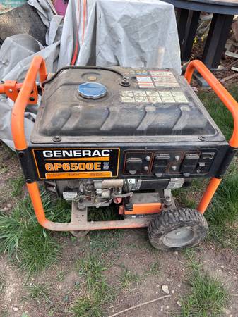 Generac GP6500E Portable Generator 1