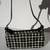 Kate Spade Black and White Purse, Handbag with Squares & Dots 7 thumbnail