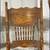 Set Of 4 Press Back Solid Oak Dining Chairs / Sillas De Madera Solida 5 thumbnail