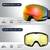 NEW Men Women Ski Snowboard Snow Goggles Set with 2 Lens Anti-Fog UV 6 thumbnail