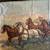 Rare Budweiser Beer Advertising Canvas Lithograph Western Stagecoach 3 thumbnail
