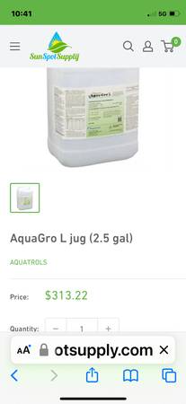Aqua-Gro-L - $60 (Alexandria)63440275995009121