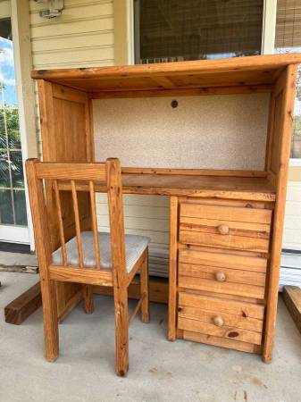 Wooden Bunk Bed Set 1