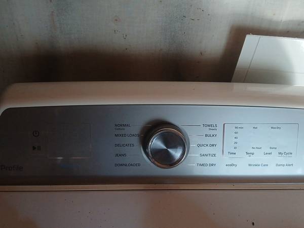 Front loading dryer 1