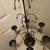 Black iron table top candle chandelier 3 thumbnail