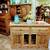 Reclaimed Wood Buffet sideboard 4 doors 2 drawers 2 thumbnail