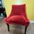 Red Velvet Accent Chair 17 thumbnail