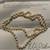 14k white gold double strand Pearl necklace 2 thumbnail