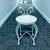 MCM Era International Wrought Iron LTD. Mini Vanity Chair 4 thumbnail