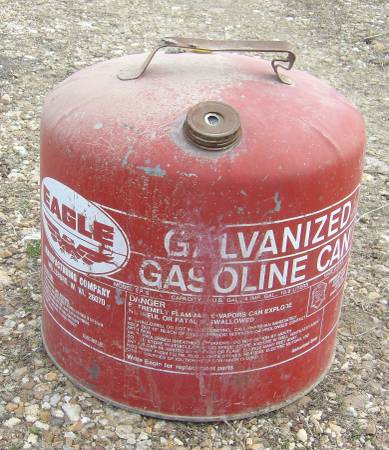 Eagle Galvanized Gasoline Can/Blue Kerosene Can $25 each 1