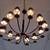 12 Light Metal Chandalier 1 thumbnail
