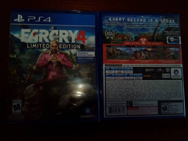 Farcry 4 for PS4 Brand New and sealed 1