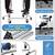 Standing Walker 8-Wheel Adjustable Height 220 lb Indoor Adult/Senior Blue/Black 5 thumbnail
