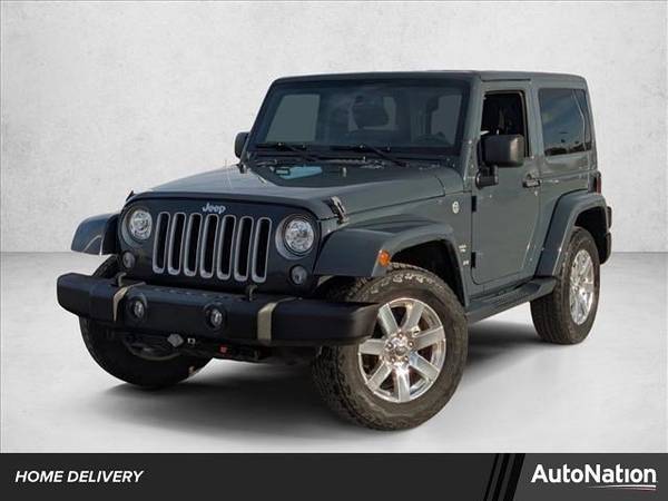 2017 Jeep Wrangler Sahara 4x4 4WD SUV AUTONATION 1