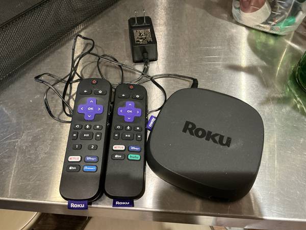 Roku + two remotes 1