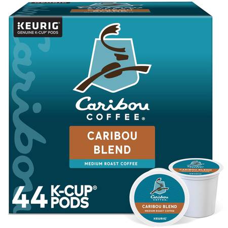 BRAND NEW Caribou Coffee Caribou Blend Keurig 44 Count K-Cups Pod 1