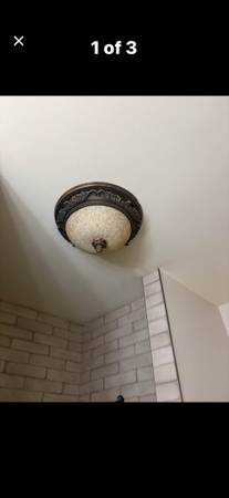 Bathroom Ceiling Light/Exhaust Fan 1