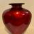 Red & Gold Vase Made in Spain 1 thumbnail