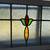 ASSORTED ANTIQUE STAINED AND LEADED GLASS 3 thumbnail