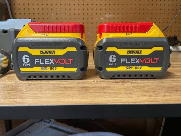 Dewalt Flexvolt batteries 1