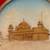 Antiques Hand Painted Miniatures Silver Brooch Punjab Golden Temple in 2 thumbnail