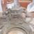c.1906 Victorian Cast Iron Shelf Clock, griffin feet 2 thumbnail