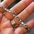 Yellow and White Italian Gold Bracelet With Hearts Design 7 thumbnail