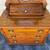 Solid Oak Chest with Oval Table Mirror 4 thumbnail