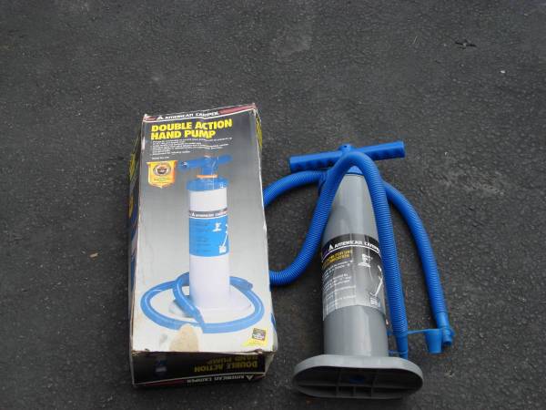 NEW DOUBLE ACTION HAND  AIR PUMP 1