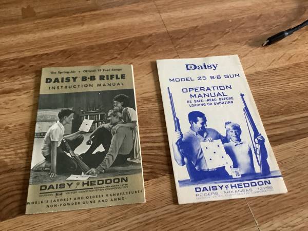 DAISY-MODEL 25 -INSTRUCTIONS 1
