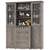 72" Tall Kitchen Storage Cabinet with Doors and Open Shelves, 58" Wider Kitchen  7 thumbnail