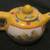 Chinese porcelain teapot marked on bottom 4-1/2" long 3 thumbnail