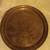 Solid Brass Serving Tray 15.5 inch circle 1 thumbnail