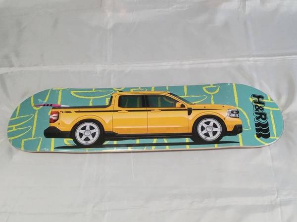 C@@L Skateboard Deck FORD MAVERICK TRUCK 2022 Big Wheel Garage H&R 1