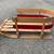 Vintage Wooden Torpedo Baby Pull Sled 6 thumbnail