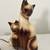 Vintage Howard Kron Figural Siamese Cats Light 2 thumbnail