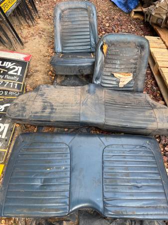 Seats for Mid-1960's Mustangs - Front Buckets - Rear Bench 1